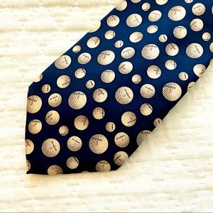 Utopia Tie Golf Ball Motif